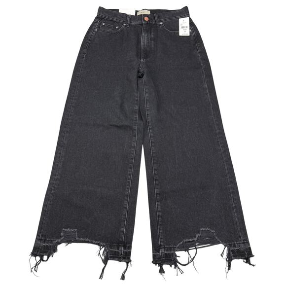 NWT DL1961 Hepburn Wideleg 27" Distressed Jean Size 25 Lark - Picture 4 of 11